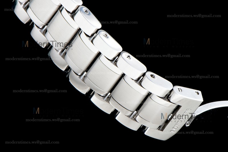 Longines Record Series SS/SS Wht GSF Automatic L2.666.4.78.6