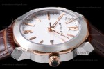 Bvlgari OCTO Series RG/LE Wht/Bro ZLO TT Aitomatic 102703 OC41C6SPGLD