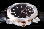 Bvlgari OCTO Series RG/LE Blk/Blk ZLO TT Aitomatic 102703 OC41C6SPGLD