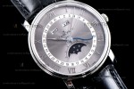 Blancpain Villeret SS/LE Gra/Blk Sapphire OMF Automatic 6654-1113-55B