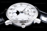 Blancpain Villeret SS/LE Wht/Blk Sapphire OMF Automatic 6654-1127-55B