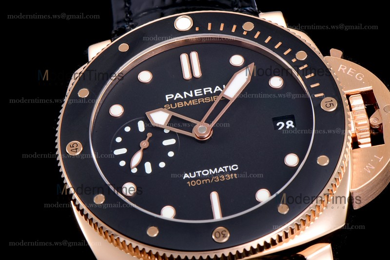 Panerai Submersible Series CF SS/LE Blk/Blk VSF Automatic PAM00974