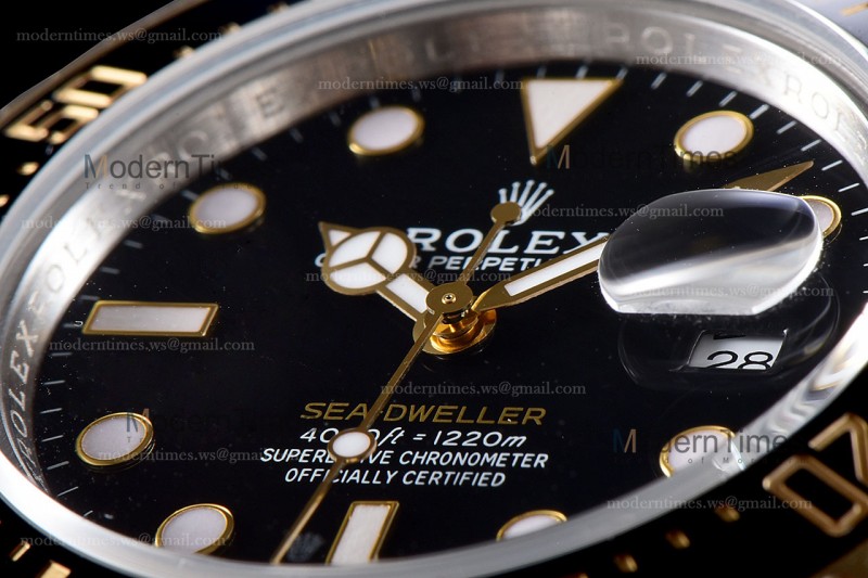 Rolex Sea Dweller Series YG/YG TT Cer Blk GMF Automatic m126603-0001