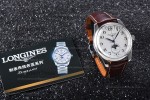 Longines Conquest Classic Series SS/LE Wht/Bro GSF Automatic L2.909.4.78.3