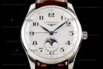 Longines Conquest Classic Series SS/LE Wht/Bro GSF Automatic L2.909.4.78.3