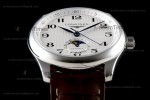Longines Conquest Classic Series SS/LE Wht/Bro GSF Automatic L2.909.4.78.3