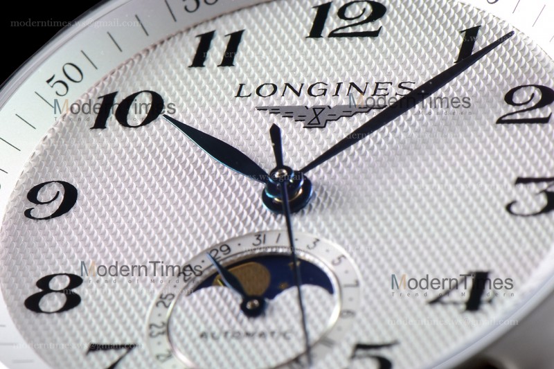 Longines Conquest Classic Series SS/LE Wht/Bro GSF Automatic L2.909.4.78.3