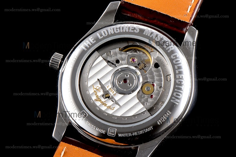 Longines Conquest Classic Series SS/LE Wht/Bro GSF Automatic L2.909.4.78.3