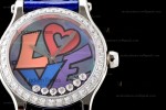 Chopard Happy Diams Sapphire SS/LE TT Gra/Blu YFF ASIA2892-2 Automatic 278559-3021