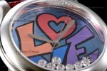 Chopard Happy Diamonds Sapphire SS/LE Gra/Red YFF ASIA2892-2 Automatic 278559-3020