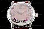 Chopard Happy Diamonds Sapphire SS/LE Pin/Red YFF ASIA2892-2 Automatic Happy Sport
