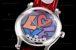 Chopard Happy Diamonds Sapphire SS/LE Gra/Red YFF ASIA2892-2 Automatic 278559-3020
