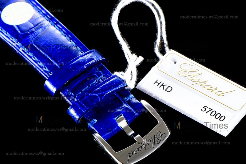 Chopard Happy Diams Sapphire SS/LE TT Gra/Blu YFF ASIA2892-2 Automatic 278559-3021