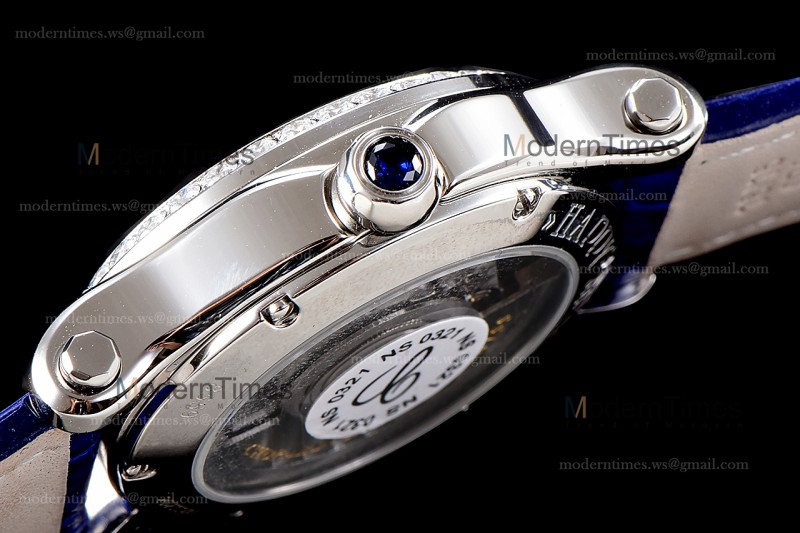 Chopard Happy Diams Sapphire SS/LE TT Gra/Blu YFF ASIA2892-2 Automatic 278559-3021