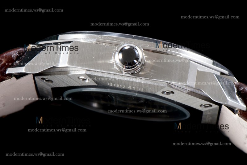 Bvlgari OCTO Series SS/LE Wht/Bro BVF Automatic 101964 BGO41BSLD