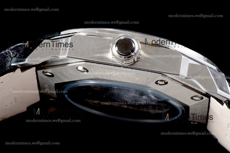 Bvlgari OCTO Series SS/LE Blu/Blk BVF Automatic 102429 BGO38C3SLD