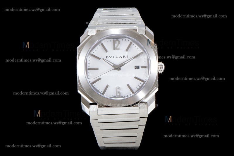 Bvlgari OCTO Series SS/SS Wht BVF Automatic 102031 BGO41BSSD