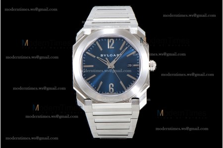 Bvlgari OCTO Series SS/SS Blu BVF Automatic 102031 102105 BGO38C3SSD