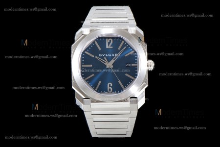 Bvlgari OCTO Series SS/SS Blu BVF Automatic 102031 102105 BGO38C3SSD