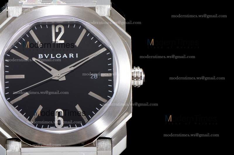 Bvlgari OCTO Series SS/SS Blk BVF Automatic 102031 BGO41BSSD