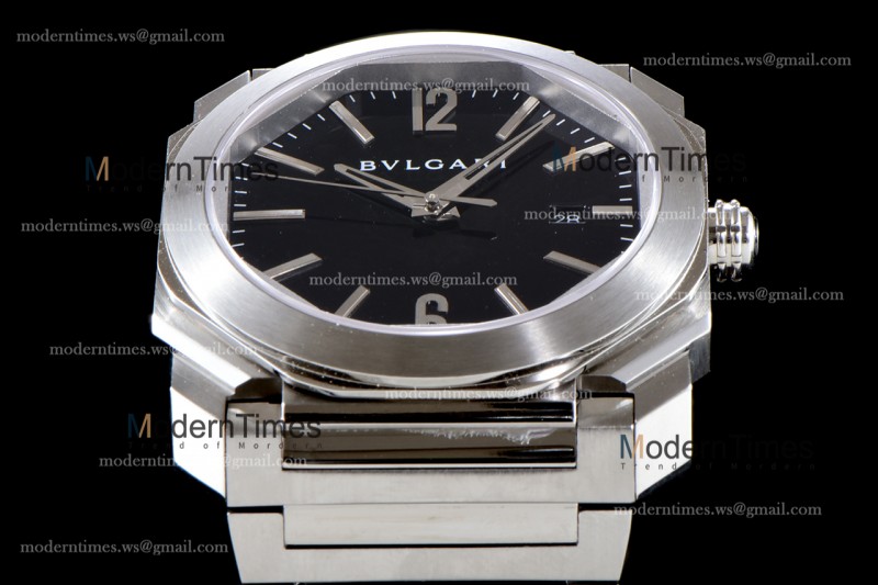 Bvlgari OCTO Series SS/SS Blk BVF Automatic 102031 BGO41BSSD