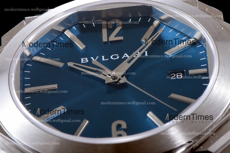 Bvlgari OCTO Series SS/SS Blu BVF Automatic 102031 102105 BGO38C3SSD