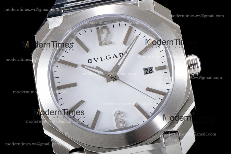 Bvlgari OCTO Series SS/SS Wht BVF Automatic 102031 BGO41BSSD