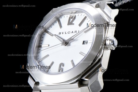 Bvlgari OCTO Series SS/SS Wht BVF Automatic 102031 BGO41BSSD