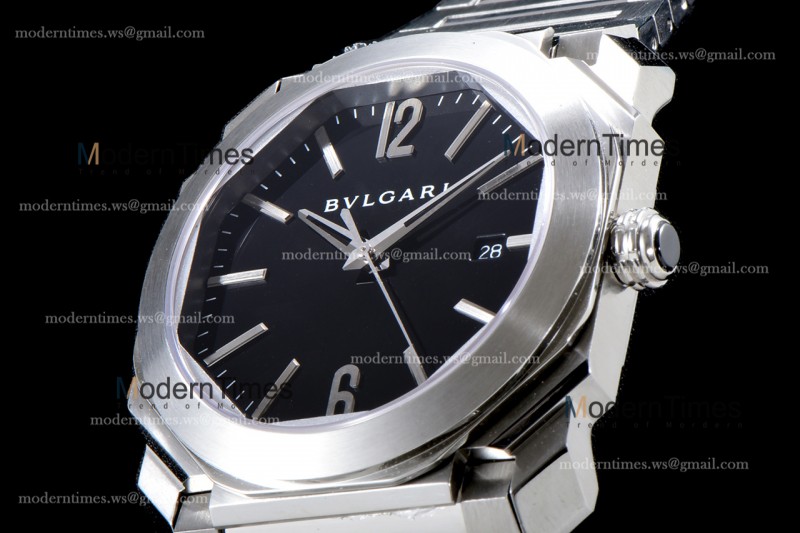 Bvlgari OCTO Series SS/SS Blk BVF Automatic 102031 BGO41BSSD