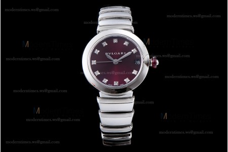 Bvlgari LVCEA Series SS/SS Bro ZLO Quartz 102196 LU28WSS/12