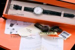 Hermes Slim D Series SS/LE BVF Wht/Bro Diams Quartz 