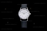 Hermes Slim D Series SS/LE BVF Wht/Blk Diams Quartz 