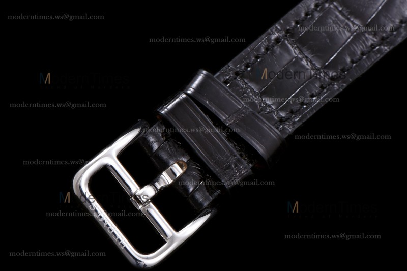 Hermes Slim D Series SS/LE BVF Wht/Blk Quartz 