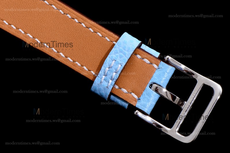 Hermes Slim D Series SS/LE BVF Wht/Blu Quartz 