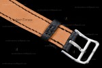 Hermes Slim D Series SS/LE BVF Wht/Blk Diams Quartz 