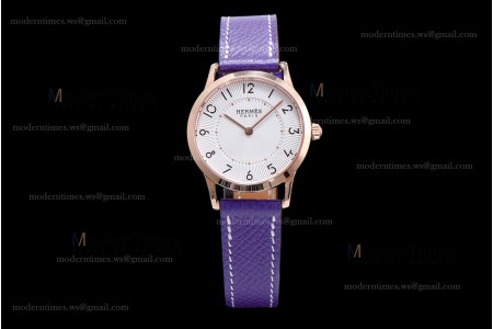 Hermes Slim D Series RG/LE BVF Wht/Red Quartz 