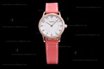 Hermes Slim D Series RG/LE BVF Wht/Red Diams Quartz 