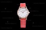Hermes Slim D Series RG/LE BVF Wht/Red Diams Quartz 