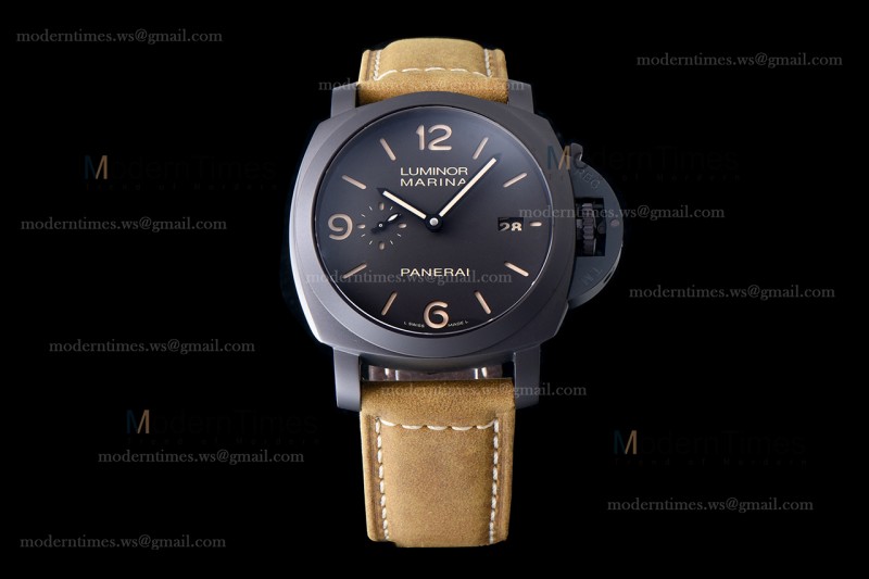 Panerai Luminor 1950 Series Cer/LE Blk/Bro VSF P.9001 Automatic PAM00386