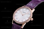Hermes Slim D Series RG/LE BVF Wht/Per Diams Quartz 