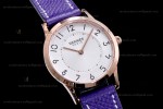 Hermes Slim D Series RG/LE BVF Wht/Per Quartz 