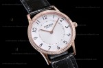 Hermes Slim D Series RG/LE BVF Wht/Blk Diams Quartz 