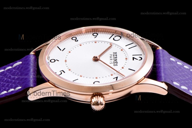 Hermes Slim D Series RG/LE BVF Wht/Red Quartz 