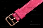 Hermes Slim D Series RG/LE BVF Wht/Pin Diams Quartz 