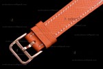 Hermes Slim D Series RG/LE BVF Wht/Bro Diams Quartz 