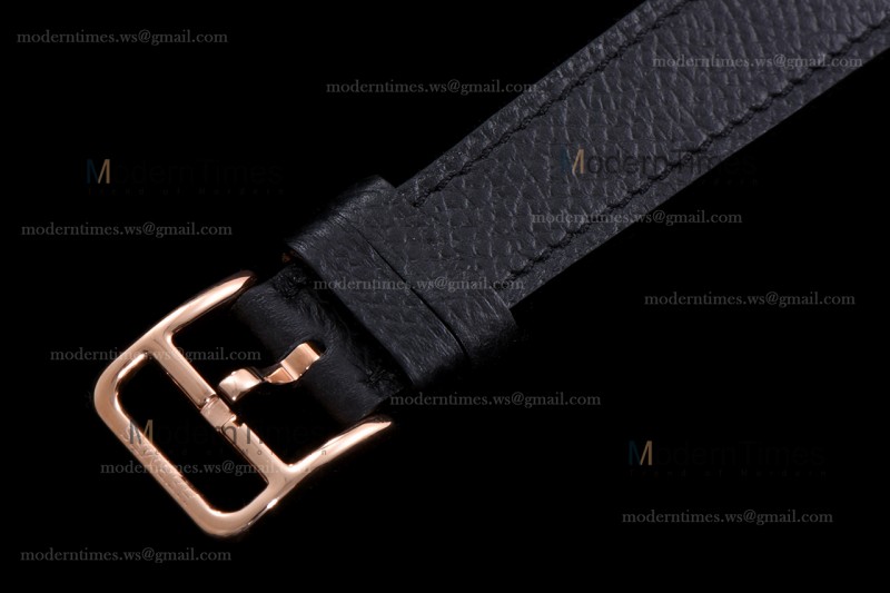 Hermes Slim D Series RG/LE BVF Wht/Blk Quartz 