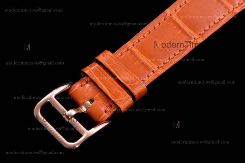 Hermes Slim D Series RG/LE BVF Wht/Bro Quartz 