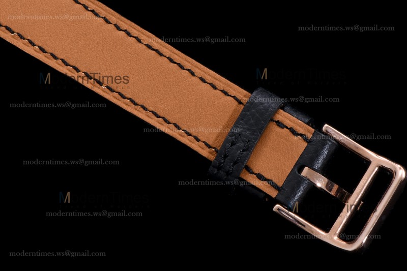 Hermes Slim D Series RG/LE BVF Wht/Blk Quartz 