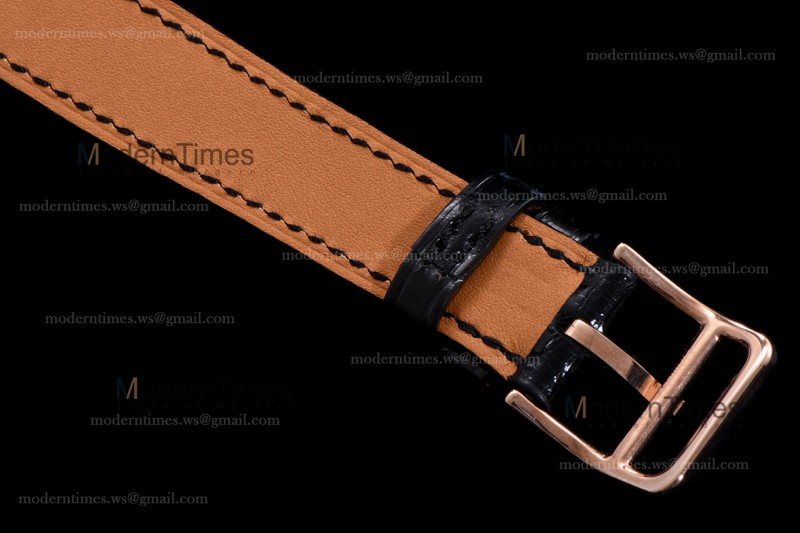 Hermes Slim D Series RG/LE BVF Wht/Blk Quartz 