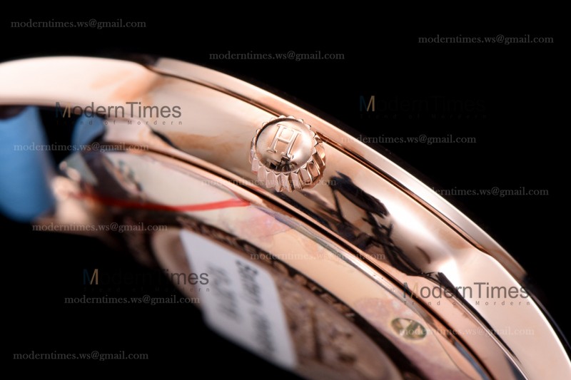 Hermes Slim D Series RG/LE BVF Wht/Red Quartz 